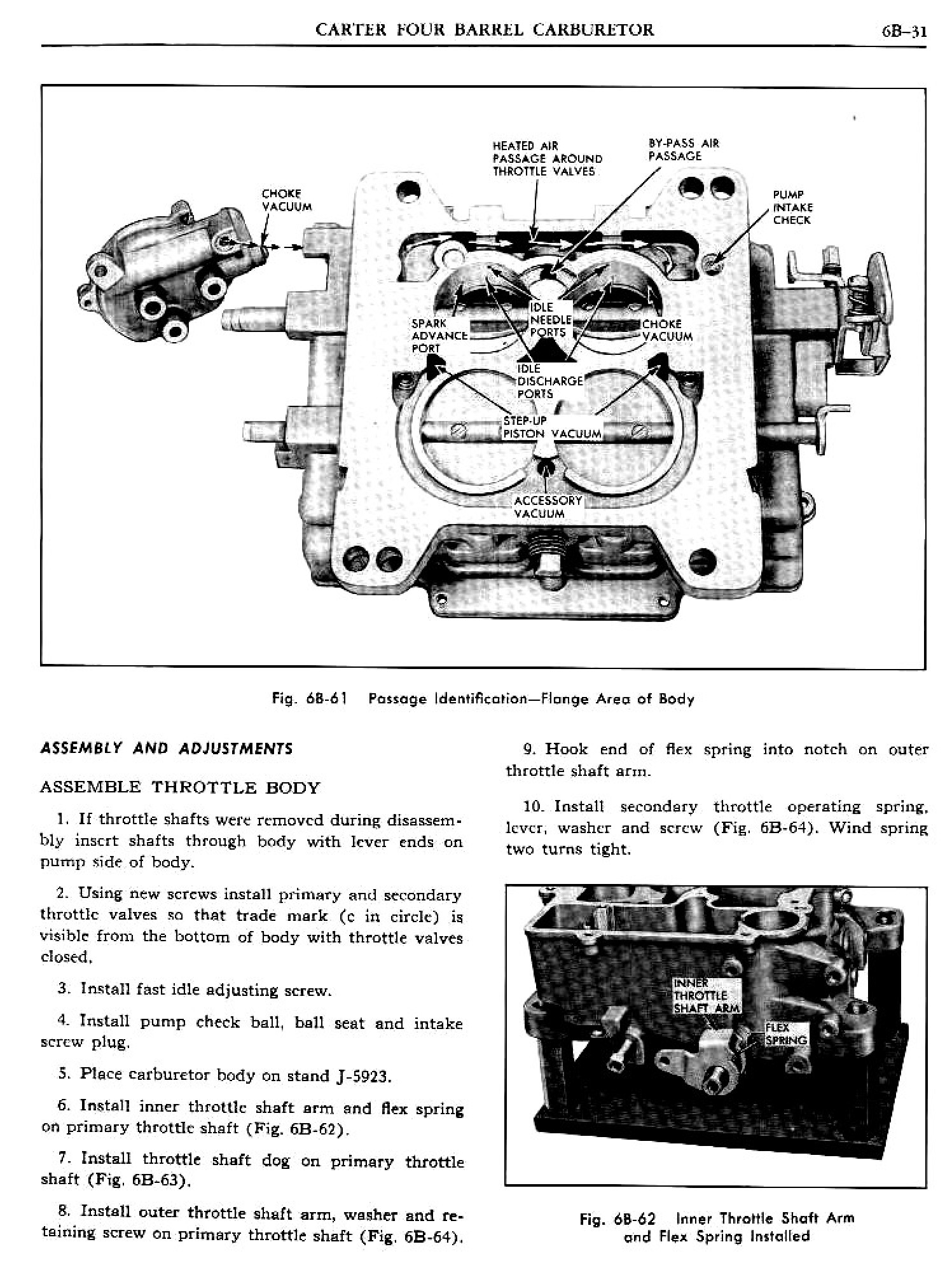 1958 Pontiac Shop Manual- Engine Fuel Page 31 of 42